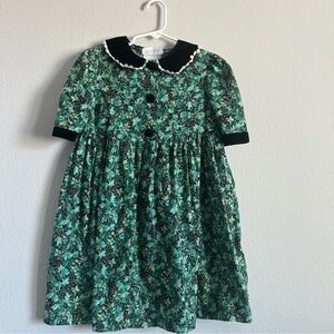 Vintage Bonnie Jean Christmas girls dress